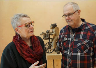 Jeannette und Ren Lerch, Bronzeobjekt
